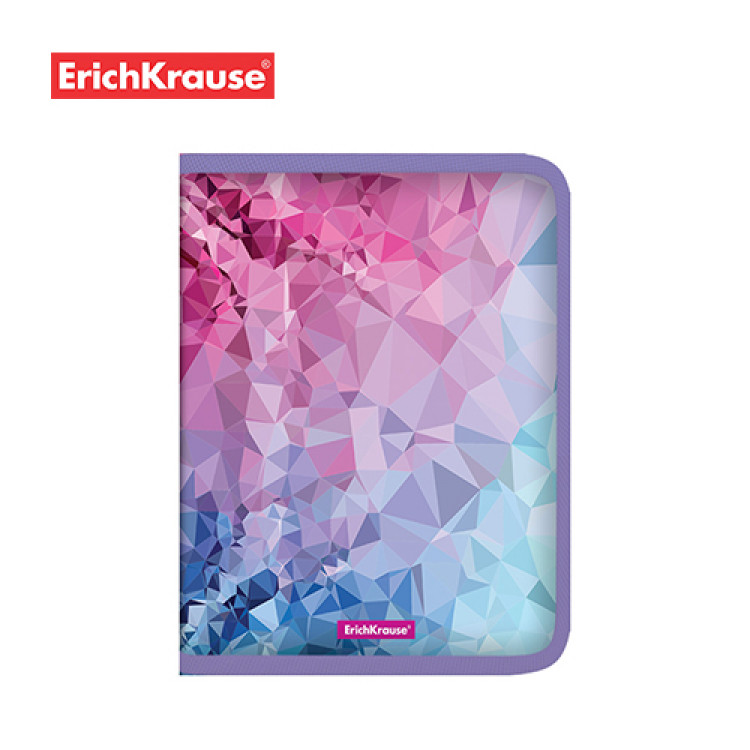 Zip folder for notebooks ErichKrause® Pink Dynamique, A5+